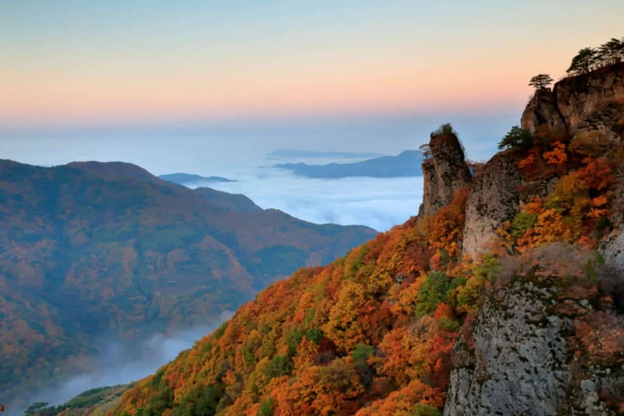 가을 단풍 트래킹 청량산